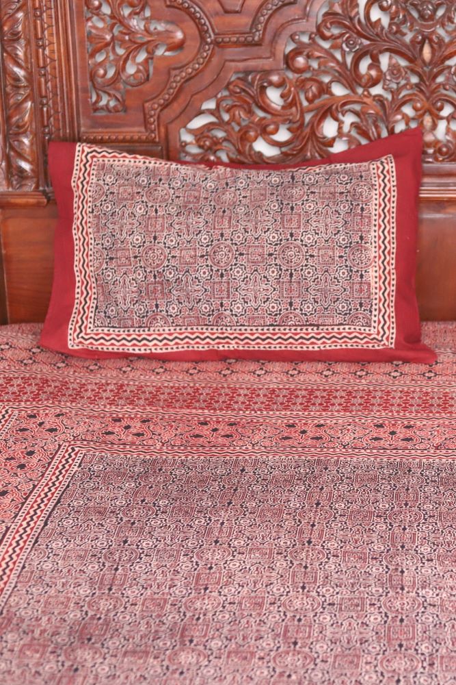 Natural Dye Double Bedsheet