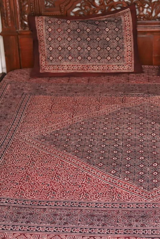 Natural Dye Double Bedsheet