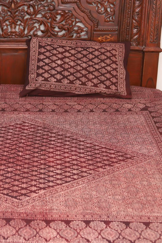 Natural Dye Double Bedsheet