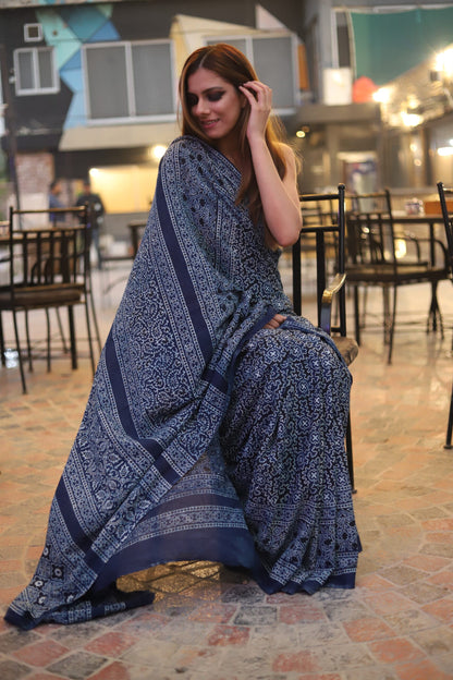 Kakkar Blue Sarees